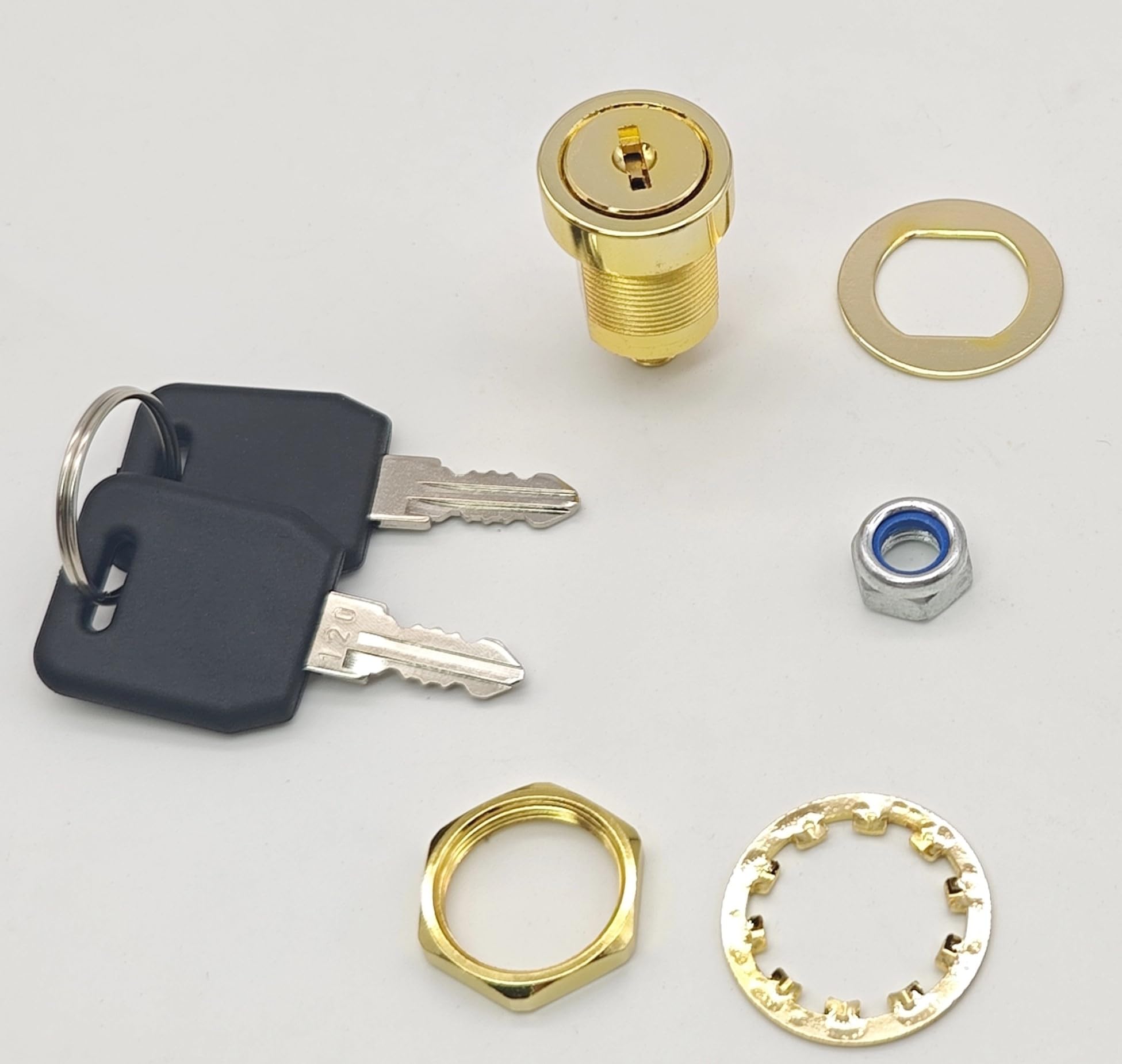 (未使用･未開封品)　Brenda’s best lok26k6 Armstrong Replacement Lock for Stack-On Safes, Brass Finish
